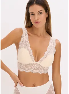 Bralette av mjuk spets, bonprix