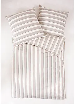 Sängkläder i perkale, med ränder, bonprix