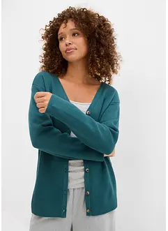 Finstickad cardigan, bonprix