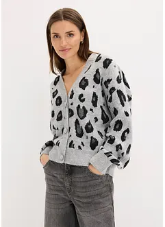 Mönstrad cardigan, bonprix