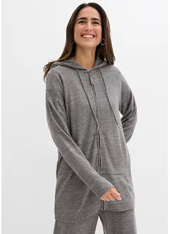 Cardigan i fintrådig viskosmix, bonprix