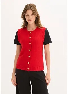 Stickad väst, bonprix