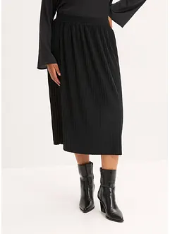 Jerseykjol av mjuk viskosmix, bonprix