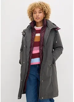 Vattenavvisande funktionsjacka med 2-i-1-look, bonprix