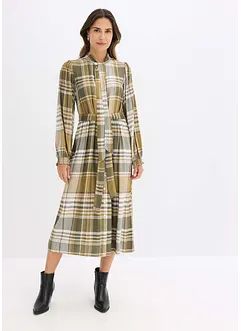 Midiklänning med knytband, bonprix