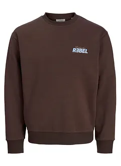 Sweatshirt med tryck på ryggen från JJ REBEL, J&J Rebel
