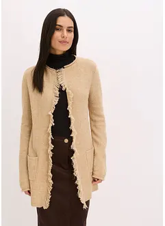 Stickad kappa med paljetter och glansiga trådar, bonprix