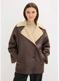 Jacka i lammskinnsimitation, bonprix