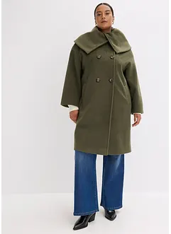 Kappa med yllekänsla och vid krage, bonprix