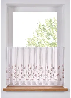 Cafégardin med broderi, bonprix