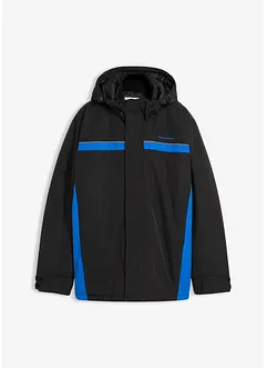 Vattentät funktionsjacka med avtagbar huva, bonprix