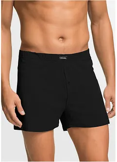 Lediga jerseyboxershorts med mjuk bomull (4-pack), bonprix