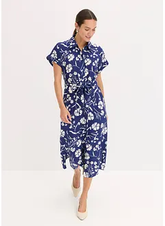 Mönstrad blusklänning, bonprix