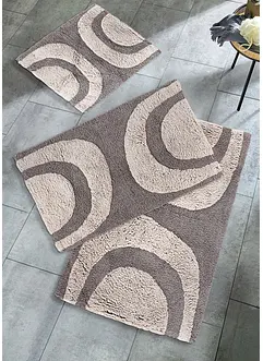 Badrumsmatta med mönster av halvcirklar, bonprix
