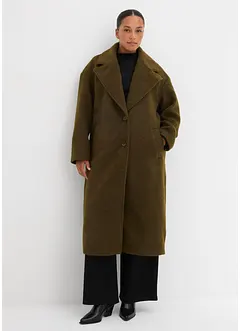 Enkelknäppt oversizekappa, bonprix