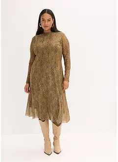 Mellanlång klänning, bonprix