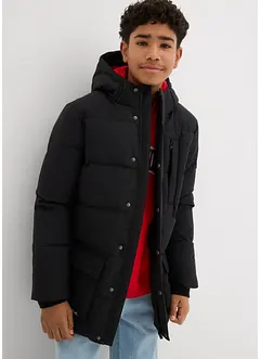 Täckjacka med sportiga detaljer och huva, bonprix