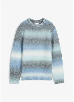 Grovstickad tröja med olika färgnyanser, bonprix