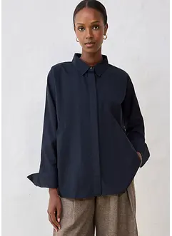 Blus med sidenandel, bonprix