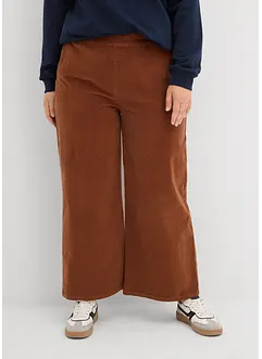 Manchesterbyxa med bekväm high waist, bonprix