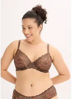 Bygel-BH av tvåfärgad spets, bonprix