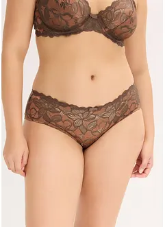 Hipstertrosa av tvåfärgad spets, bonprix