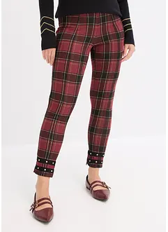 Jeggings med guldiga nitar, bonprix