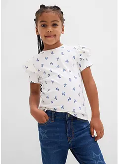 T-shirt av elastisk bomullsmix, bonprix