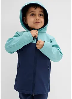 Vattenavvisande, fodrad softshelljacka för barn, bonprix