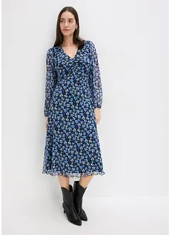 Midiklänning av mesh, bonprix