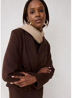 Kavajkappa i mjuk ullblandning, bonprix