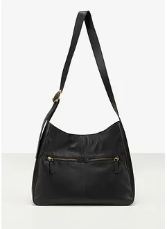 Handväska i skinn, bonprix