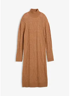 Flätstickad klänning, bonprix