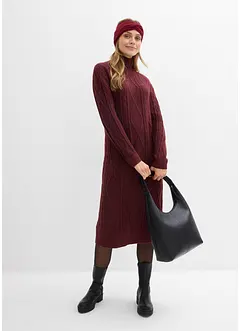 Flätstickad klänning, bonprix