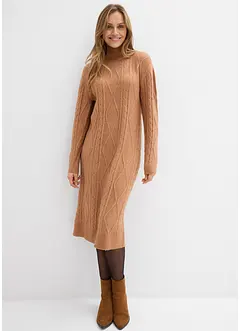 Flätstickad klänning, bonprix