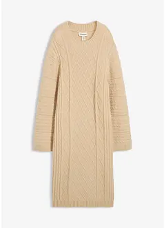 Stickad klänning, bonprix