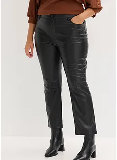 Byxa i skinnimitation, bonprix