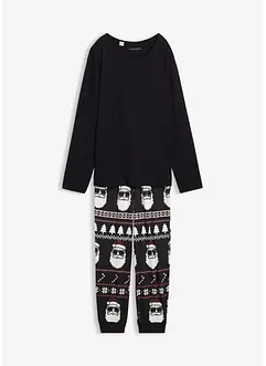 Långärmad pyjamas i ren bomull, bonprix