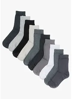 Strumpor (10-pack) med ekologisk bomull, bonprix