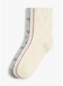 Mjuka mysstrumpor med muddar som inte trycker (3-pack), bonprix