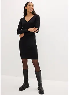 Jerseyklänning i viskos (2-pack), bonprix