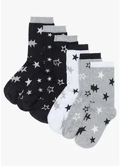 Damstrumpor (6-pack), ekologisk bomull, bonprix