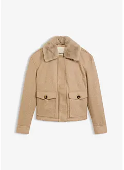 Vinterjacka i ullig stil, bonprix