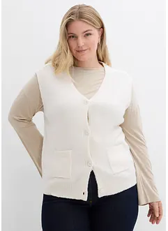 Stickad väst, bonprix