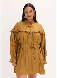 Tunikaklänning i fintrådig viskosmix, bonprix