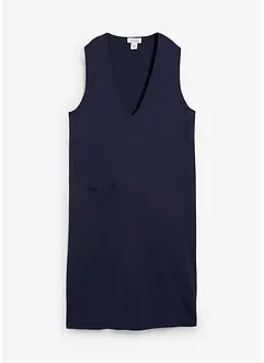 Stickad klänning i bomull, bonprix