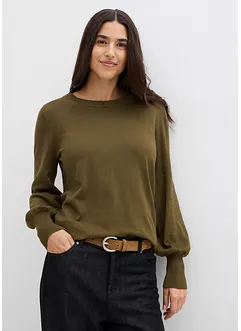 Tröja med ballongärmar, bonprix