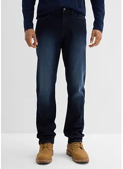 Stretchjeans med bekvämt snitt, normal passform, raka ben, bonprix
