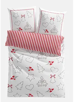 Vändbart påslakanset med julmotiv, bonprix