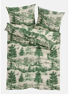 Sängkläder med  skogsmotiv, bonprix